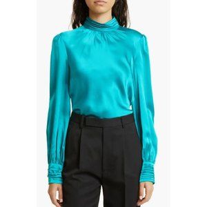 NWT-Cinq à Sept Jem Open Back /silk Blouse